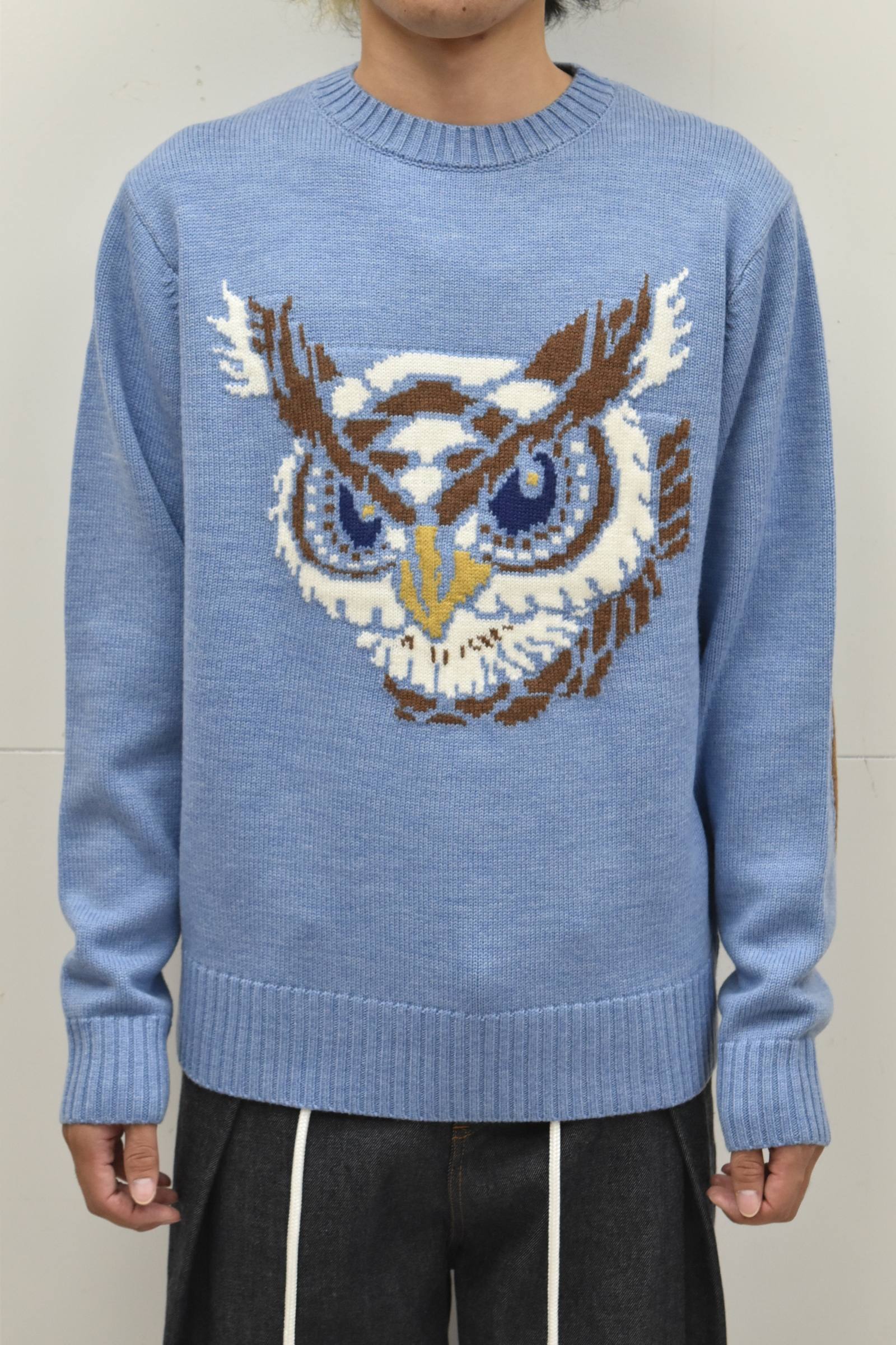 バーバリー　プローサム　カシミヤ　フクロウ　ニット QNdN3M46.jpg