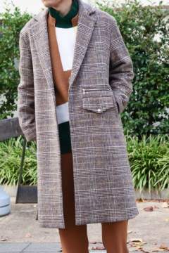 Cullni グレンチェックチェスターコート Cullni Bryan