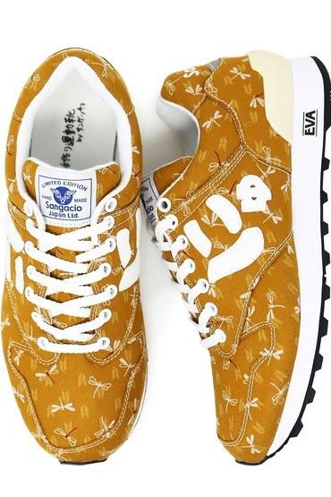 Sangacio 芥子 からし 色 限定トンボ にゅ ず スニーカー Bryan