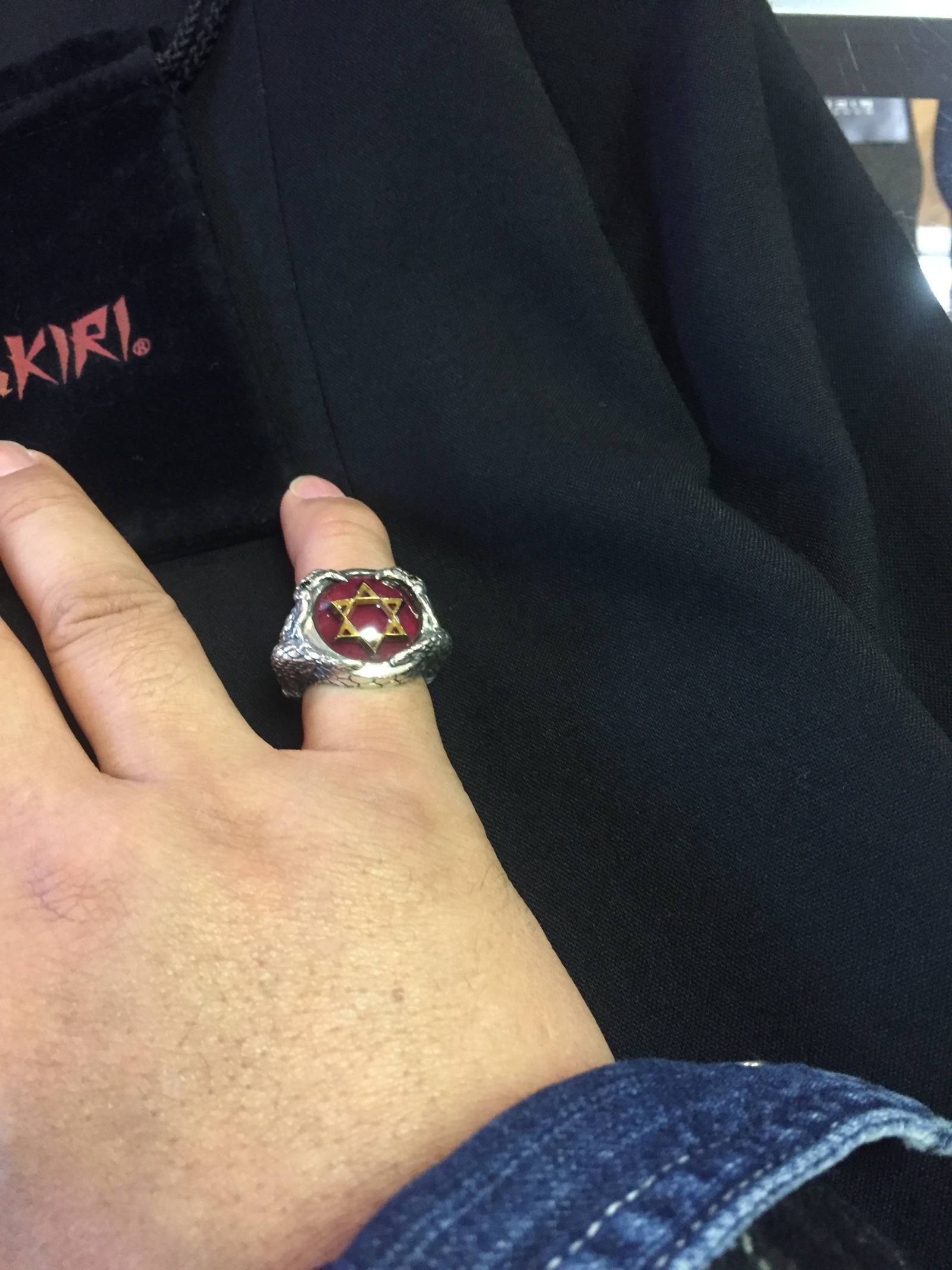 haraKIRI - ツインスネークリング hKS-022RED | BRYAN